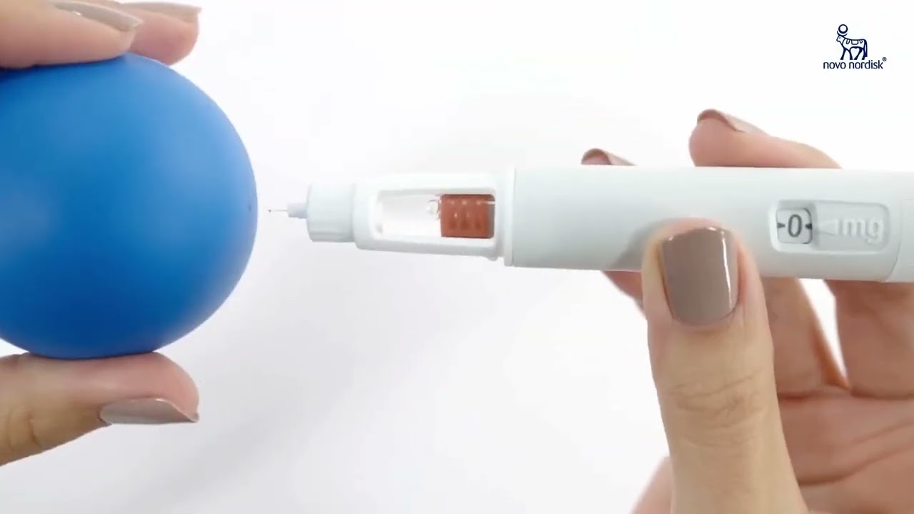 Vídeo educativo sobre a aplicação do Wegovy