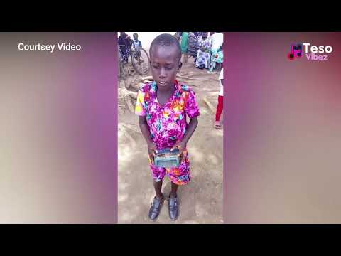 Meet a talented P3 boy from Kumi who plays Akogo (Thumb piano)