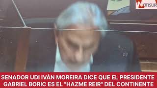 Moreira dice que el Presidente Gabriel Boric es el 