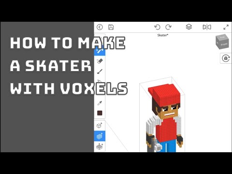 How to Make A Voxel Art Skater - Mega Voxels Play Tutorial