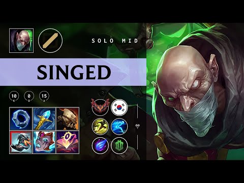 Singed Mid vs Akshan - KR Grandmaster Patch 25.24