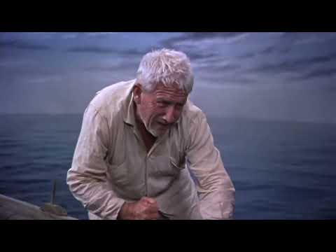 Spencer Tracy and a Marlin - The Old Man And The Sea (1958)