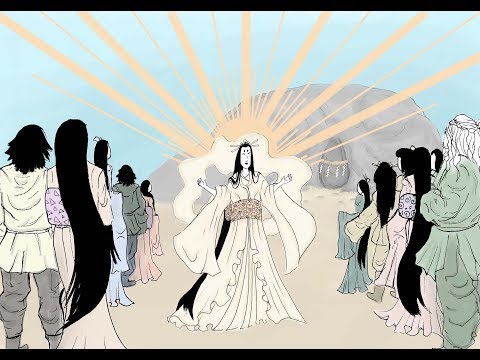 Amaterasu, Her Jealous Brother Susano, and Weaving in Japan