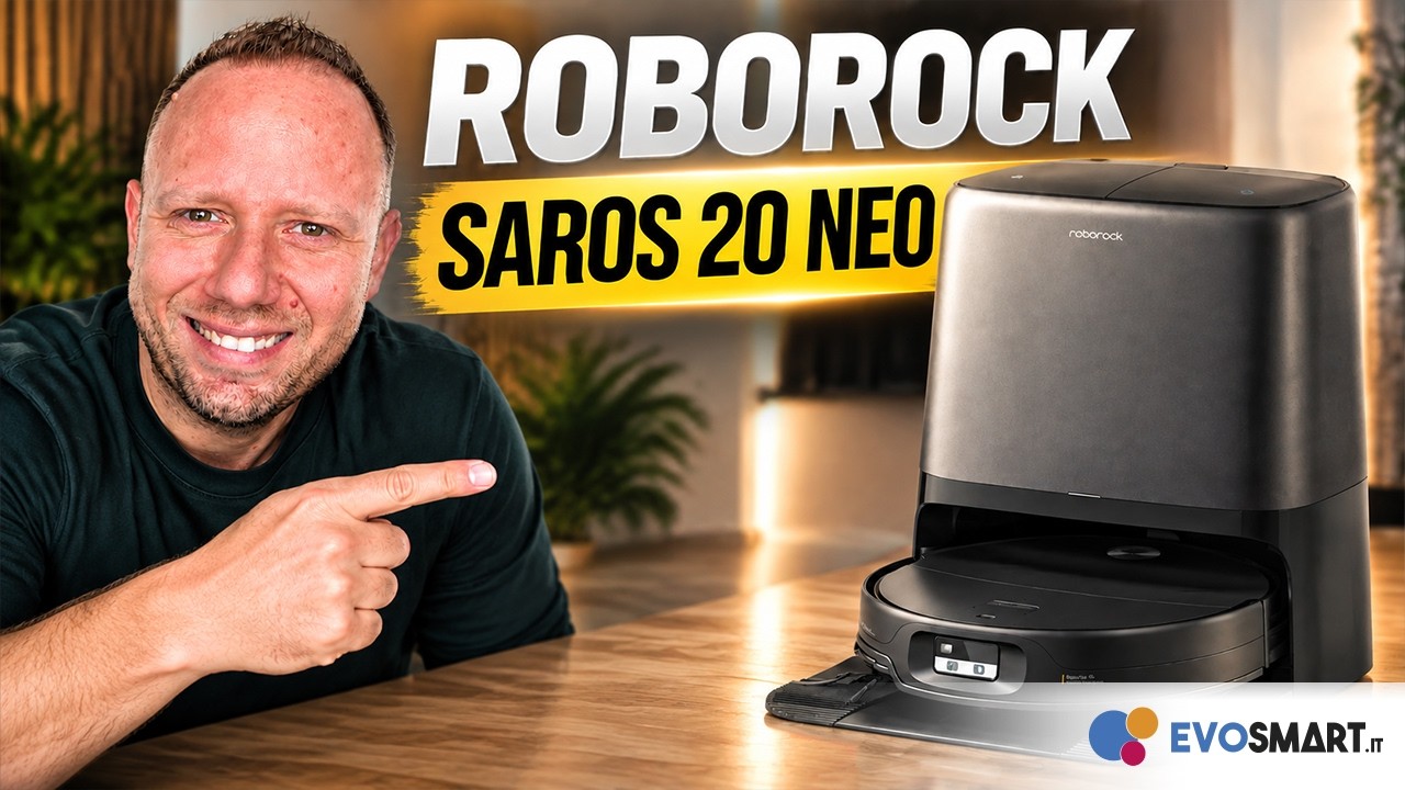 Roborock Saros 20 Neo a Prezzo Shock! 🔥 Il Robot Aspirapolvere Premium che Ora Conviene Davvero