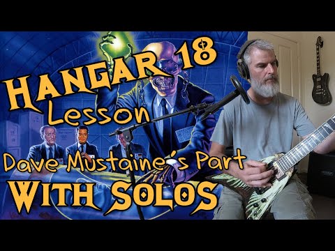 Hangar 18 Guitar Lesson - Dave Mustaine's Parts & Solos