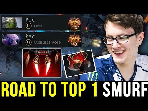 MIRACLE Madness Speed Build Dual Mid - Road to Top 1 Smurf Dota 2