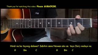 Di na ba tayo Guitar chords