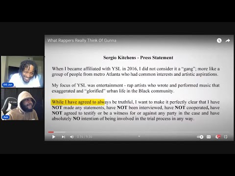 What Rappers Really Think Of Gunna | Reaction