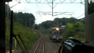 preview picture of video 'IGRいわて銀河鉄道・前面展望 渋民駅から好摩駅 (初秋の沿線) Train front view'