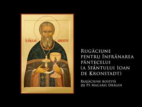 142. Rugăciune pentru înfrânarea pântecelui (a Sfântului Ioan de Kronstadt)