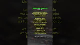 Download lagu Sholawat Nariyah Lirik Latin mp3