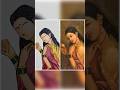 Ladywithfruit Rajaravivarma Famouspaintings Womenartists Recreation Fevicrylacryliccolours