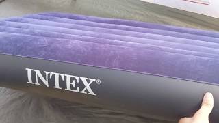 Intex 8 75 Inch Classic Downy Inflatable Airbed Twin Mattress Review by MUDD CREEK