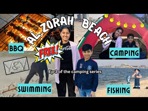 We Tried Beach CAMPING in AJMAN — NO RESTROOMS!?| EP.3 of the camping series