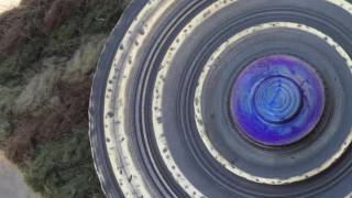 Download lagu Spinning worry coin with snake skin knurling and brass black treatment. mp3