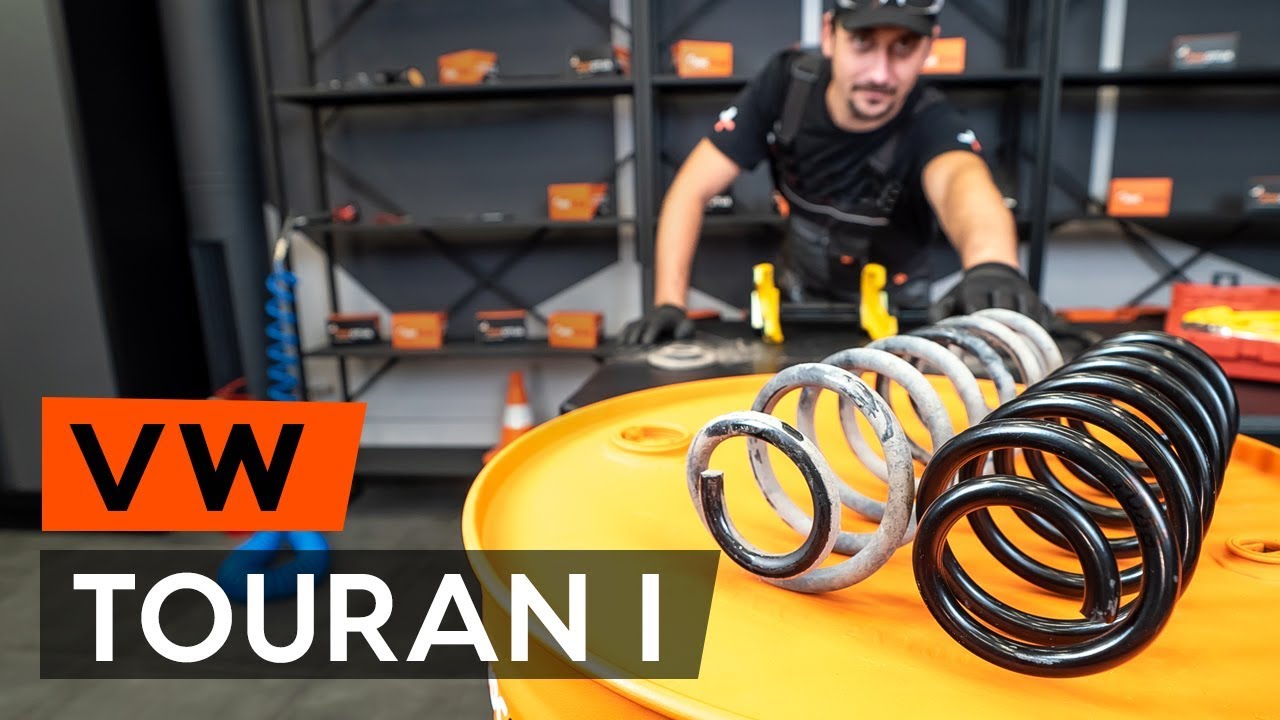 Hoe spiraalveer achteraan vervangen bij een VW Touran 1T3 – Leidraad voor bij het vervangen