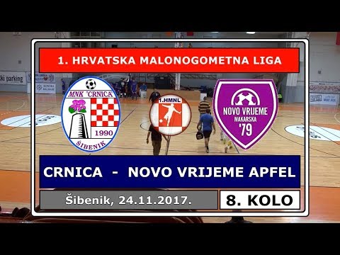 1. HMNL, 8. kolo: CRNICA - NOVO VRIJEME APFEL 4:4, 24.11.2017.