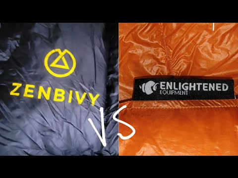 Backpacking Quilt Comparison - ZENBIVY vs Enlightened Equipment