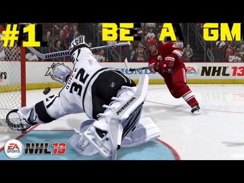 NHL 13 GM Mode Part 1 (Fantasy Drafting A New Franchise) [HD]