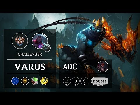 Varus ADC vs Lucian - EUW Challenger Patch 9.24