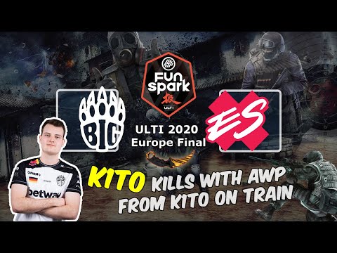 Unreal kills with AWP from K1to on Train, BIG vs Extra Salt, FunSpark ULTI 2020 Europe