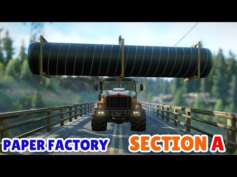 Building the Paper Factory In Wisconsin | Section A | SnowRunner