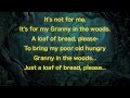 "Prologue" - Into the Woods lyrics 2014 