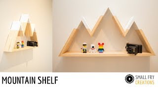 DIY | How to make a Mountain Shelf with ONE tool and some glue