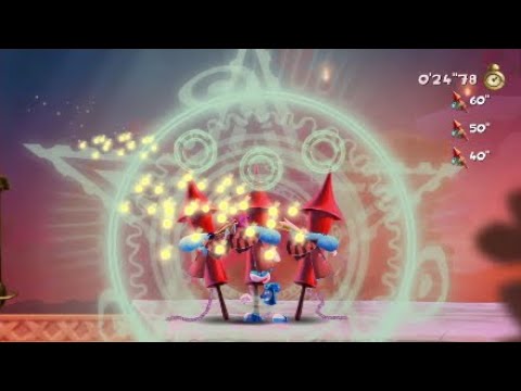 Rayman legends snakes on a cake invaded 24"78 ps4 WR