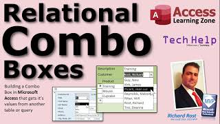 Relational Combo Boxes in Microsoft Access - Get t