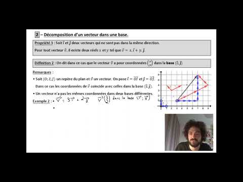 C10 - Décomposition d'un vecteur dans une base.