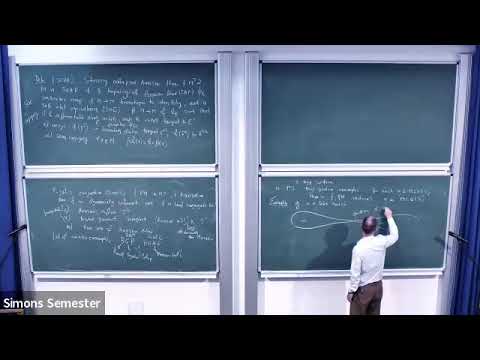 Thomas Barthelmé / Sérgio Fenley (Queen’s University / Florida State University), lecture 2