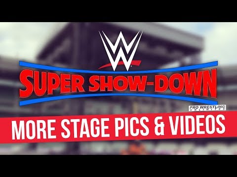 Video: Leaked Photos & Videos Of WWE Super Show-Down Set