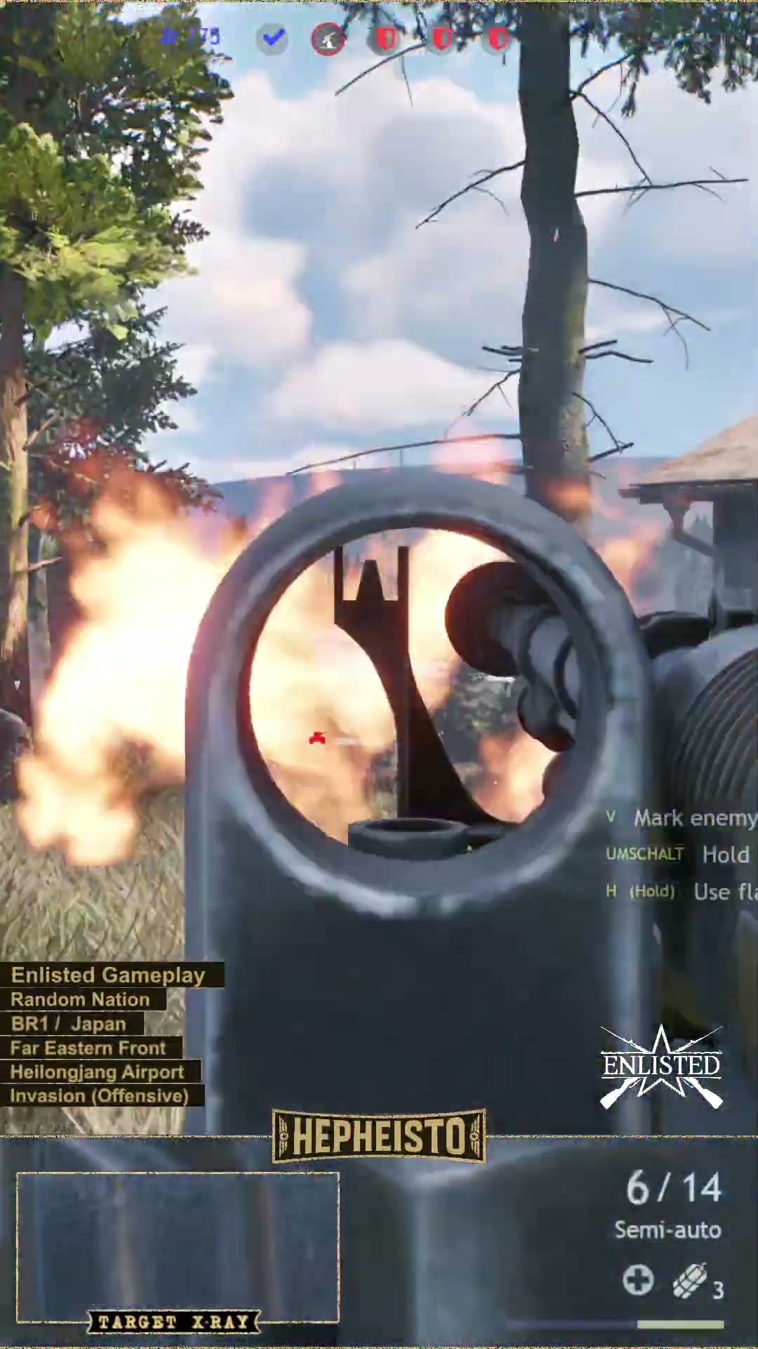 Anti Tank Gunner eliminates Tank T-70 with Type 97 Anti Tank Rifle
