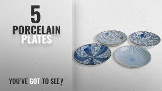 Best Porcelain Plates [2018]: Porcelain Floral 7-inch Bread and Butter Plate Set, Salad/Dessert