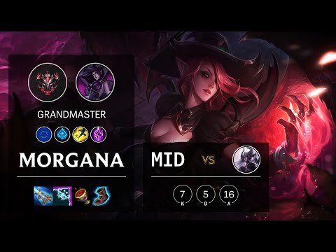 Morgana Mid vs Syndra - EUW Grandmaster Patch 10.18