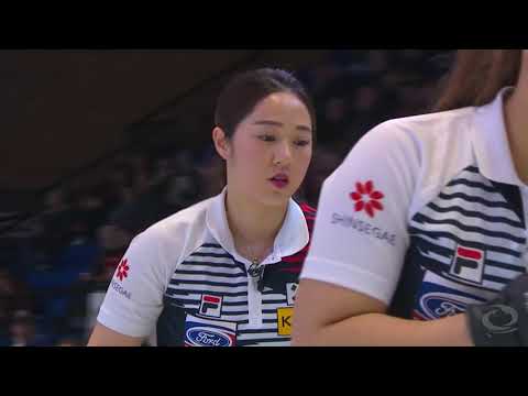 #wwcc2018 [3v6-9E] Jamie Sinclair (USA) scores 7-ender vs Kim Eun-jung (KOR)