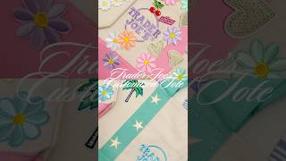 アメリカで人気トレジョトート💕 超簡単でかわいいDIY✨ Super easy with iron on patches! #traderjoes #diy #トレダージョーズ #cute