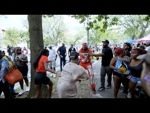 LABOR DAY PARADE 2025 - PT 1 - PEPPER SPRAYED & PRESSED BY THE YN’s 