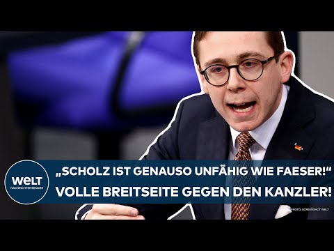 DEUTSCHLAND: "Scholz ist genauso unfähig wie Faeser!" Volle Breitseite gegen den Kanzler von Amthor!
