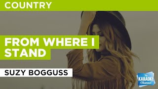 From Where I Stand : Suzy Bogguss | Karaoke with Lyrics