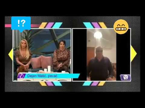 Nevidjen blam voditeljke u emisiji gost Dejan Matić