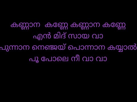 Kannane kanne| Viswasam| Karaoke with lyrics| Bitz Malayalam