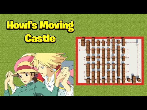 "Merry Go Round of Life" - Howl's Moving Castle Main Theme Minecraft Note Blocks Tutorial