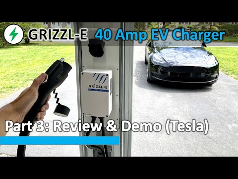 Part 3: Grizzl-E 40A Level 2 EV Charger Review and Tesla Model Y Demo (Avalanche Edition)