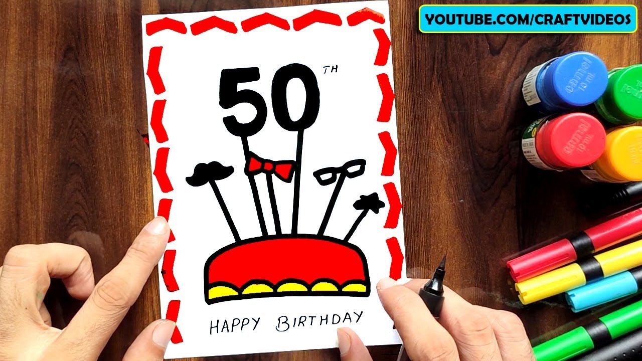 50TH BIRTHDAY CARD IDEAS