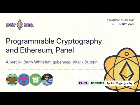 Programmable Cryptography and Ethereum, Panel preview
