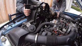 Cooling Fan Replacement 2006-2011 Ford Crown Victoria with basic troubleshooting tasks