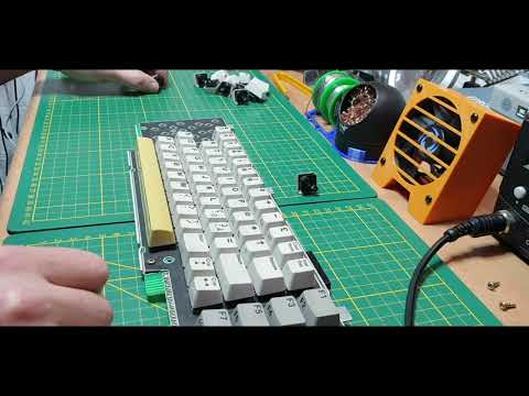 Commodore SX 64 Tastatur Reperatur Deutsch!