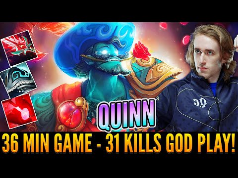 👉 QUINN (CCnC) Storm Spirit Real God Level Play - 36 Min Game 31 Kills !!!